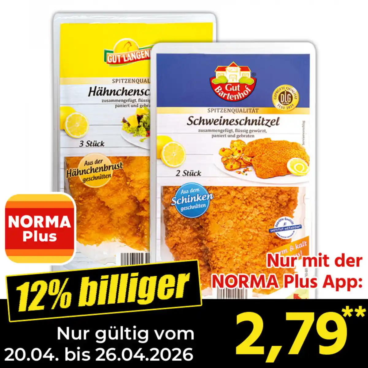 Bild 1 von Gut Bartenhof / Abbelen Schweine-/ Hähnchenschnitzel