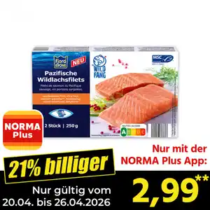 Fjordkrone Pazifische Wildlachsfilets