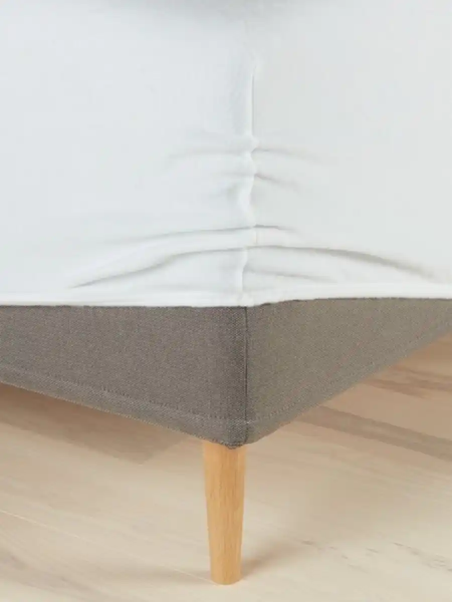 Bild 1 von Molton-Spannbettlaken METTE 180x200x30 weiß