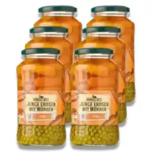 HARVEST BEST Junge Erbsen fein mit Möhren