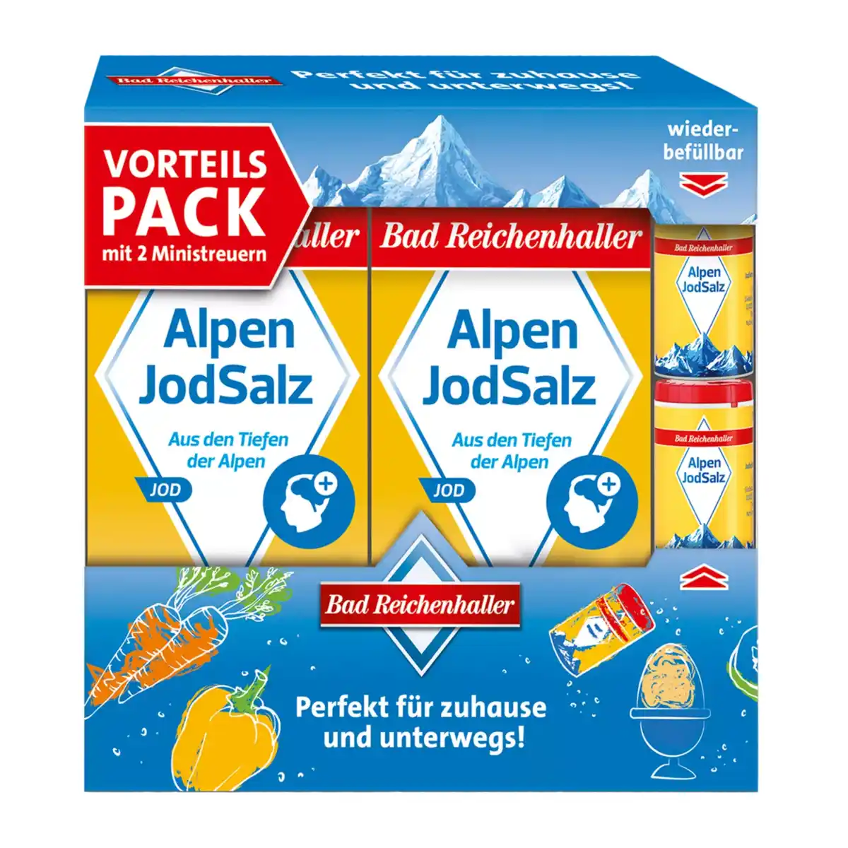 Bild 1 von BAD REICHENHALLER Alpen-Jodsalz XXL