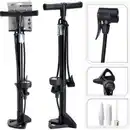 Bild 1 von Fahrradpumpe, integriertes Manometer bis 11 bar, ØxH: 3,5 x 70 cm, schwarz