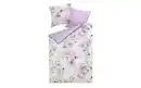 Bild 1 von Wendebettwäsche Satin Violetta, weiß/violett, 135 x 200 cm
