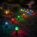 Bild 1 von I-Glow LED-Solar-Lichterkette-Crackle-Kugel, RGB