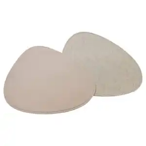 HOME CREATION PU Platzset 2er-Pack, Eiform, Beige