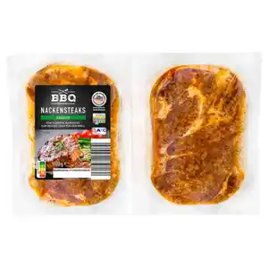 BBQ Schweine-Nackensteak 600 g, mariniert, Kräuter