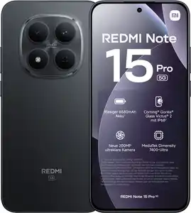 Redmi Note 15 Pro 5G (8GB+256GB) EU Smartphone schwarz