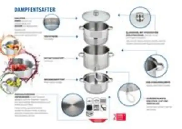 Bild 4 von Dampfentsafter 26cm / 13,3 L