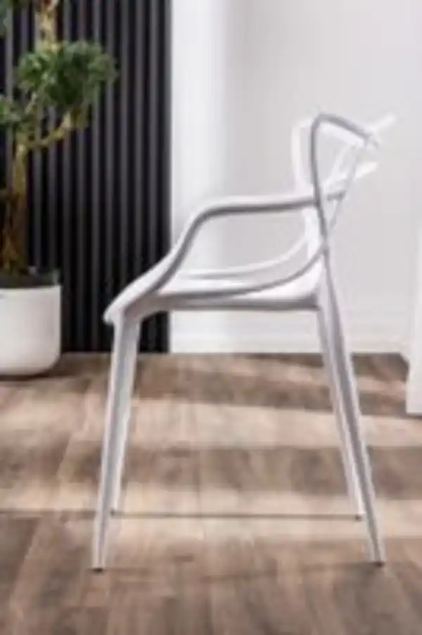 Bild 3 von 4er-Set Design-Esszimmerstühle aus Polypropyle, ca. 58 x 53 x 83 cm