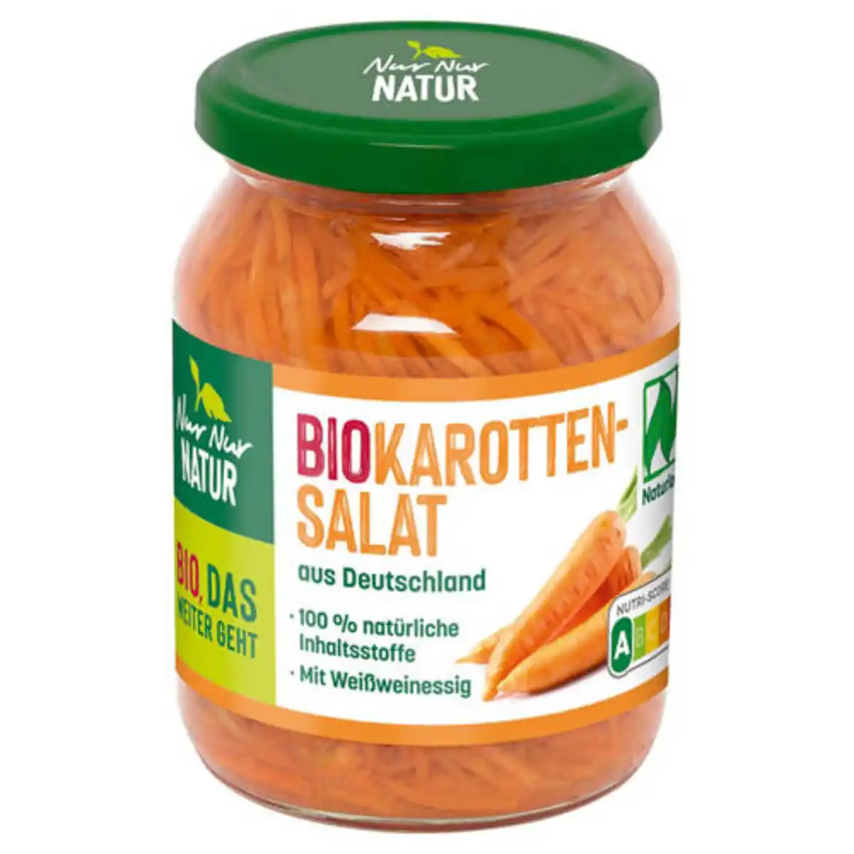 Bild 1 von NUR NUR NATUR Bio-Sauerkonserven 370 ml, Karottensalat