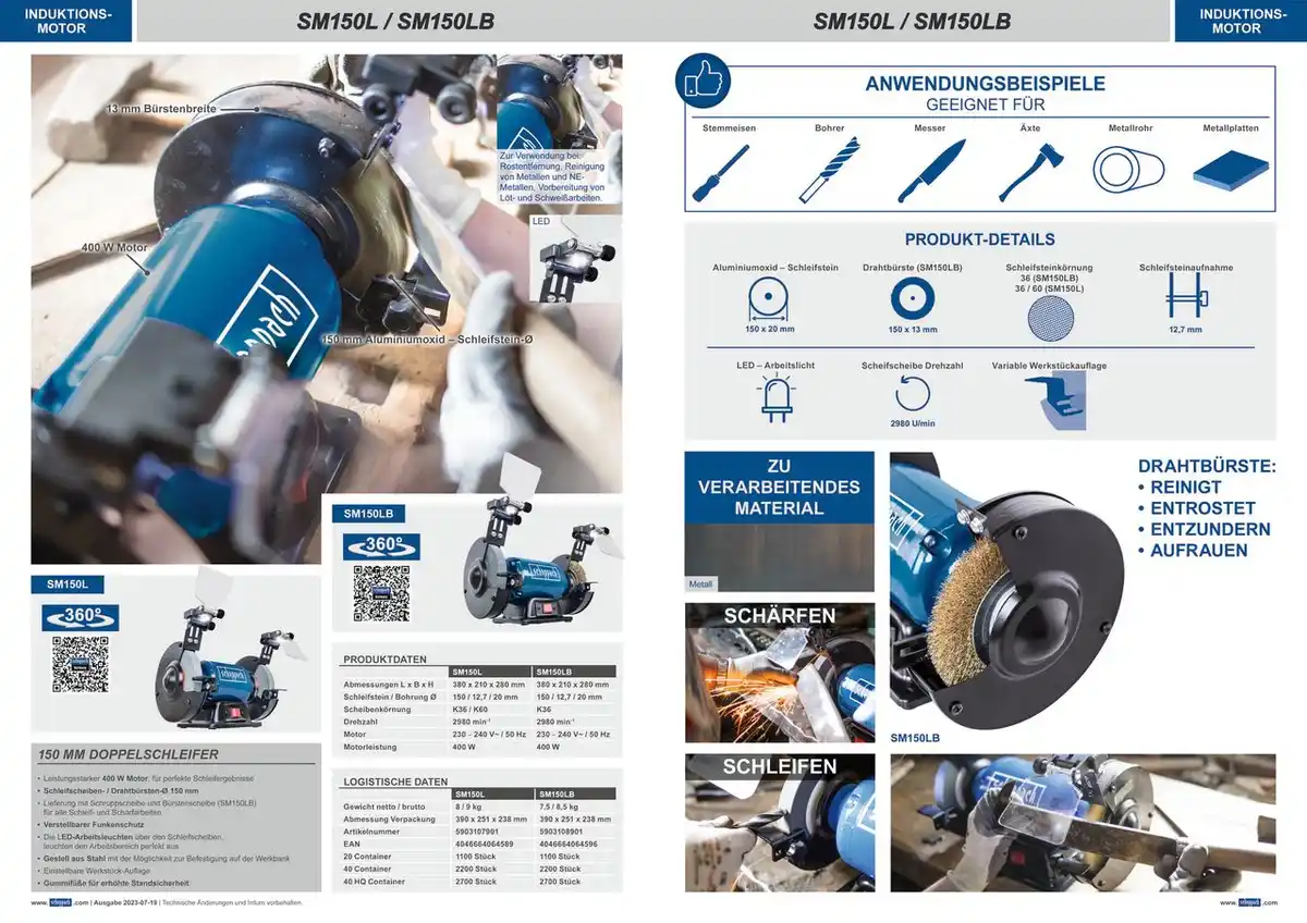 Bild 3 von Doppelschleifer SM150LB