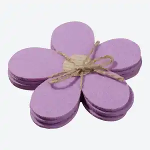 Untersetzer im Blütendesign, 4er-Pack