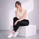 Bild 1 von Damen-Caprihose mit Gürtel