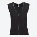 Bild 2 von Damen-Weste mit weißer Paspelierung