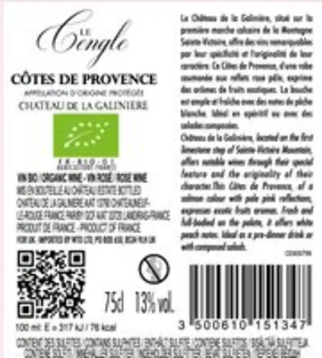 Bild 3 von Sainte Victiore AOP. Côtes de Provence Bio Rosé 0,75l