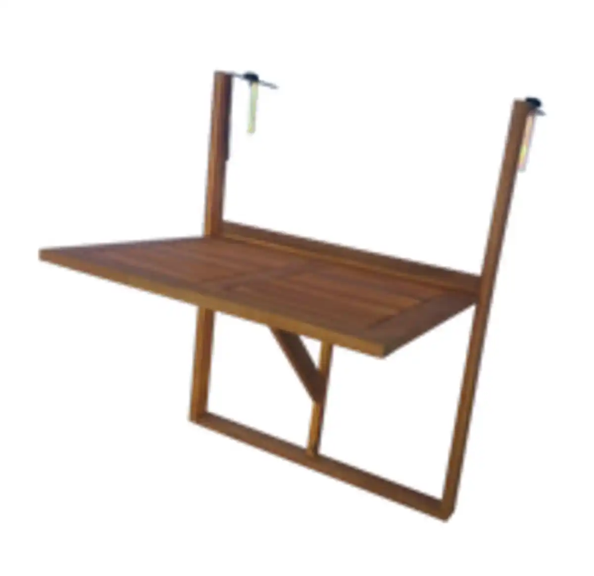 Bild 2 von Klappbarer Balkon-Hängetisch aus FSC Akazienholz, ca. 70 x 49 x 86 cm