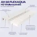 Bild 2 von AH16 FlexAqua Kaltschaummatratze H3, 7-Zonen Wellenschnitt – 16 cm Höhe