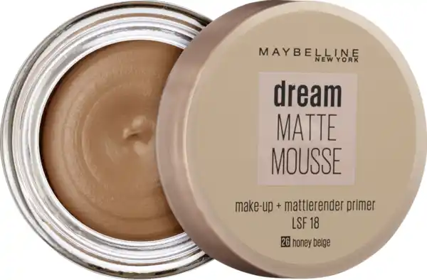 Bild 2 von Maybelline New York Dream Matte Mousse Make-Up Nr. 26 Honey Beige, 18 ml