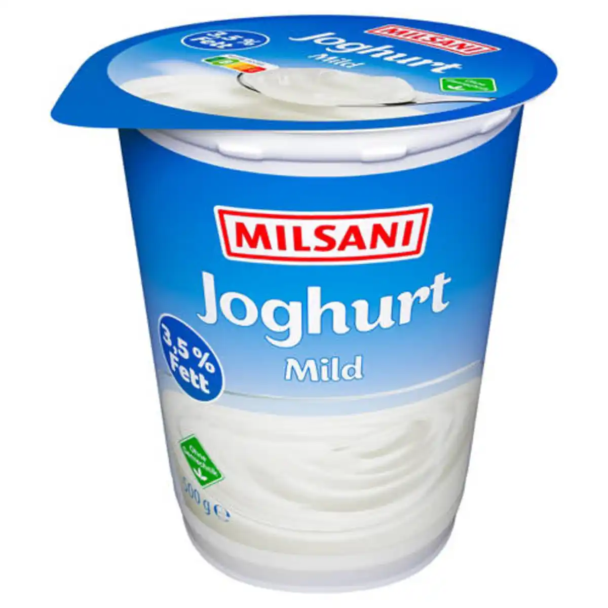 Bild 1 von MILSANI Joghurt 3,5 % Fett 500 g, milder Naturjoghurt
