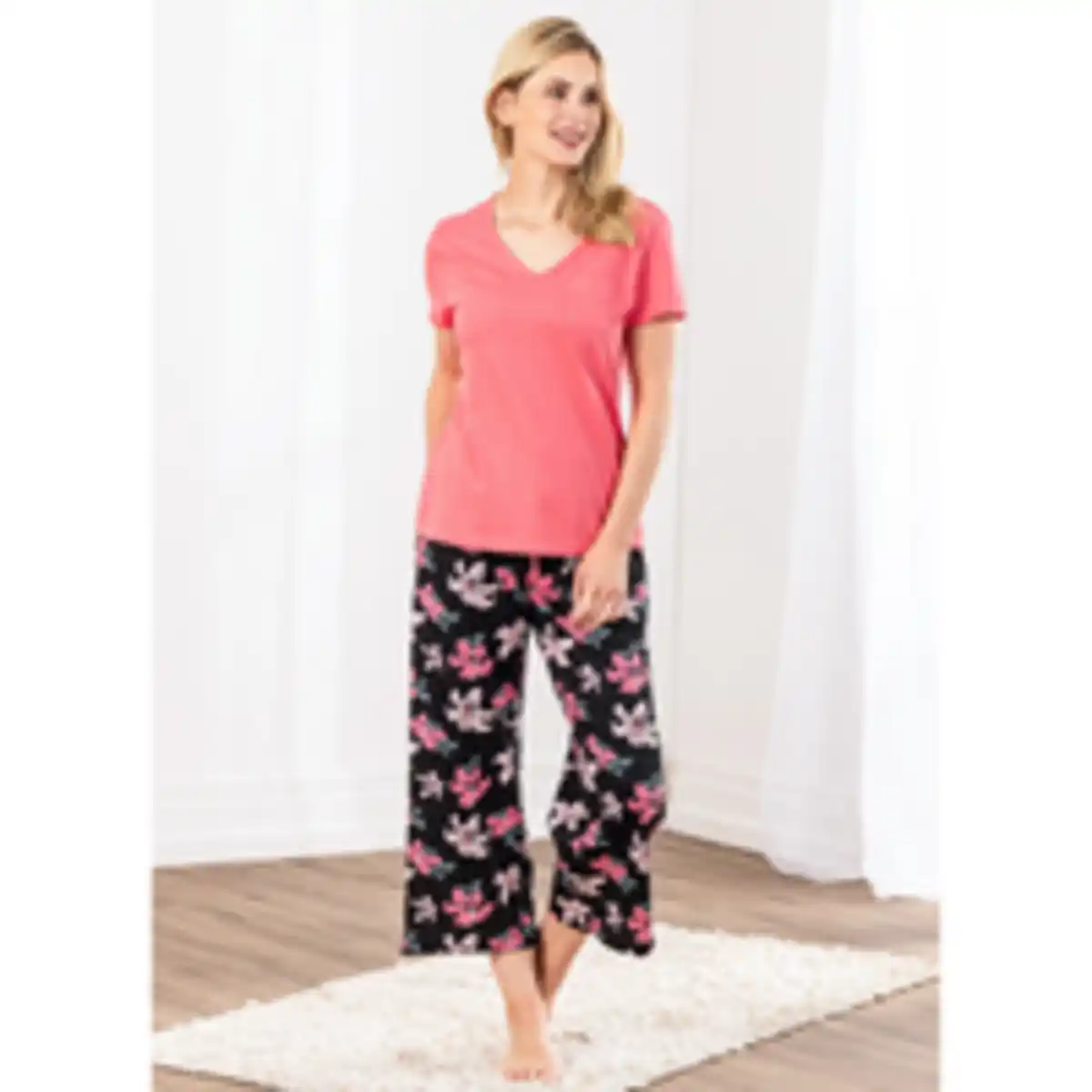 Bild 2 von Pyjama mit Culotte-Hose