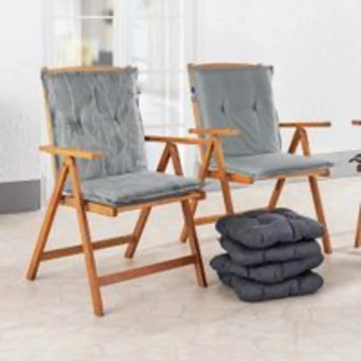 Bild 3 von Wendeoptik-Polsterauflage - Niedriglehner ca. 97 x 47 x 8 cm