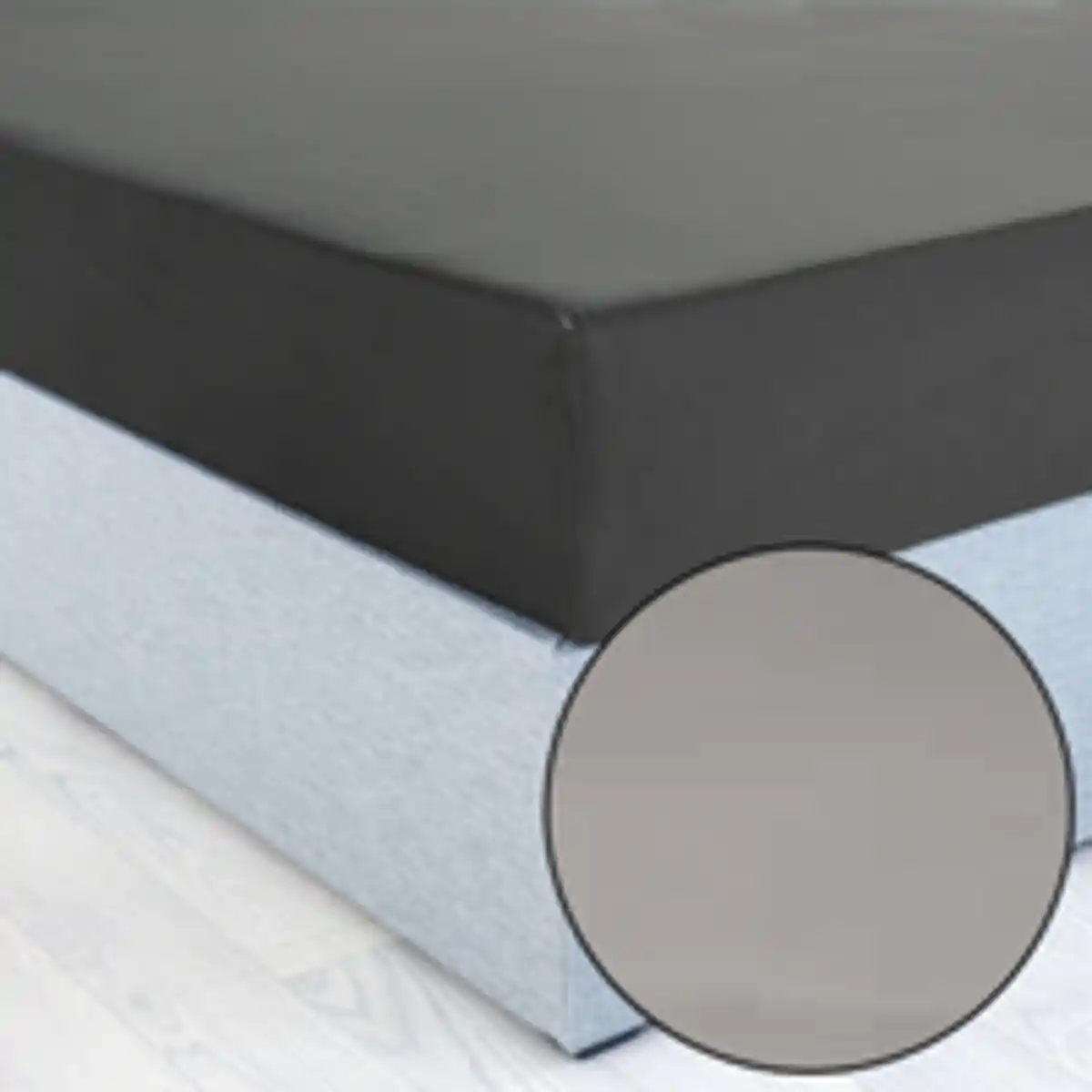 Bild 2 von Mako-Feinjersey-Boxspring-Spannbetttuch - ca. 90 - 100 x 200 - 220 cm