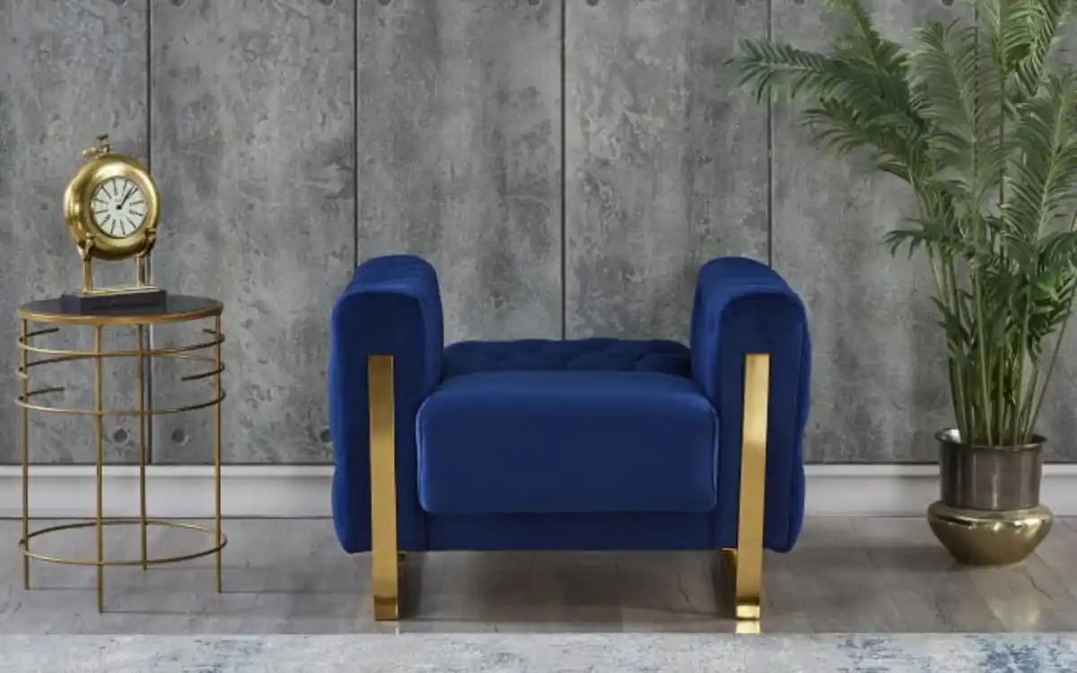 Bild 3 von Sessel Crystal, blau, inkl. Kippfunktion