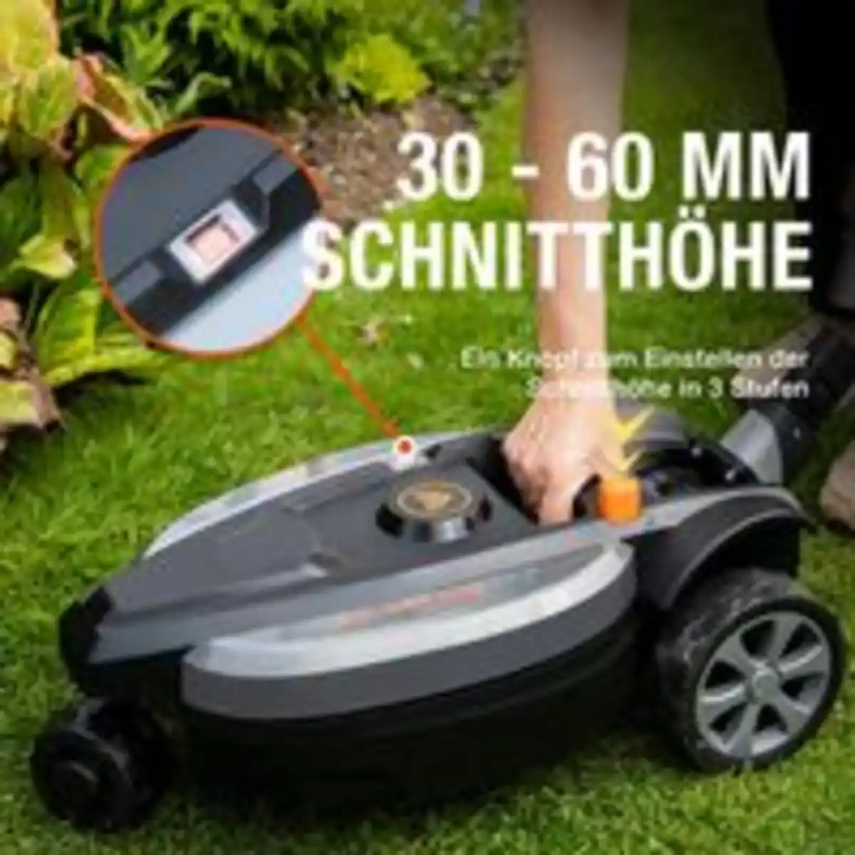 Bild 4 von Akku- Einhandrasenmäher Yardforce iFlex LM23