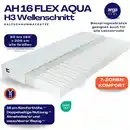 Bild 1 von AH16 FlexAqua Kaltschaummatratze H3, 7-Zonen Wellenschnitt – 16 cm Höhe