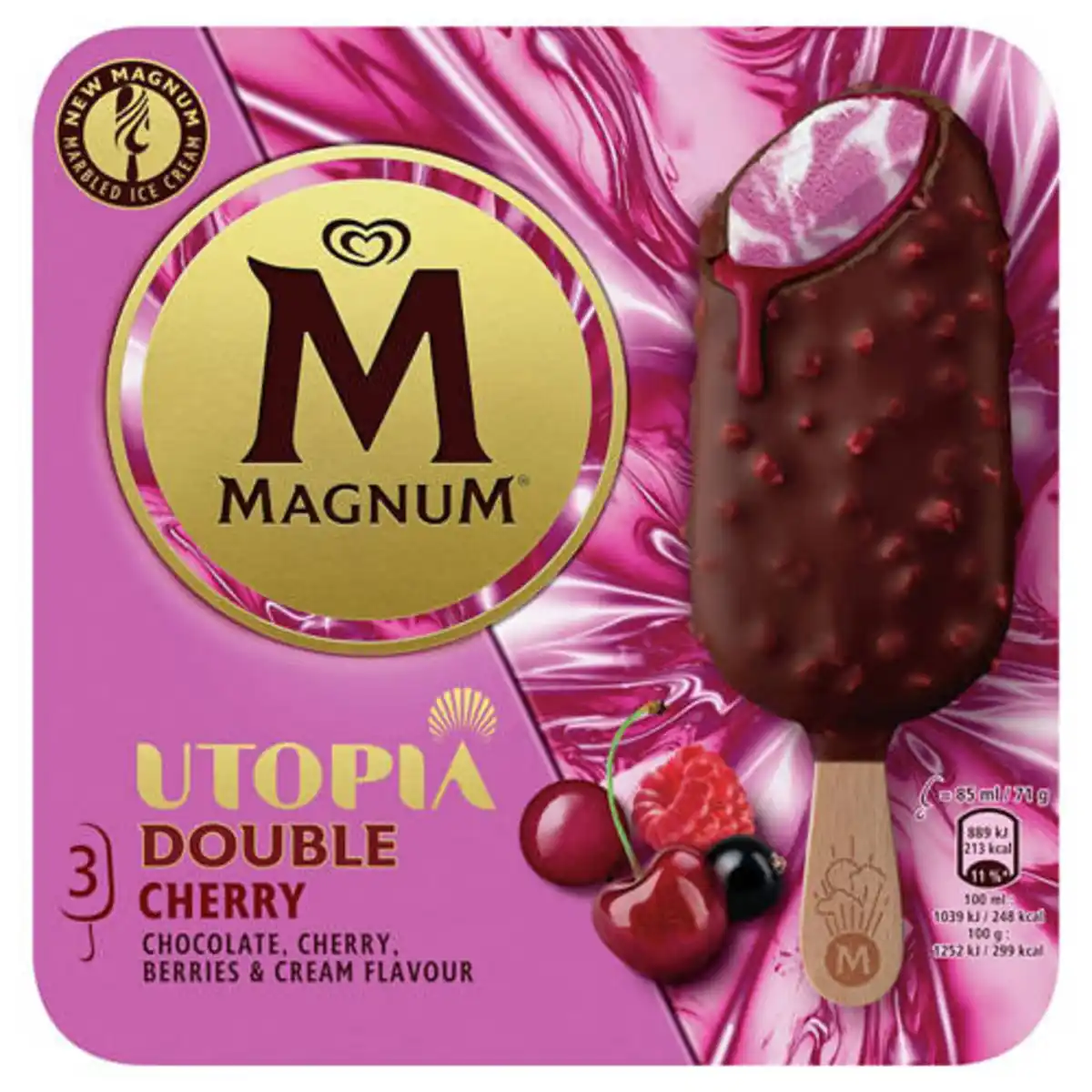 Bild 1 von Magnum Mini 255 ml, Utopia Double Cherry
