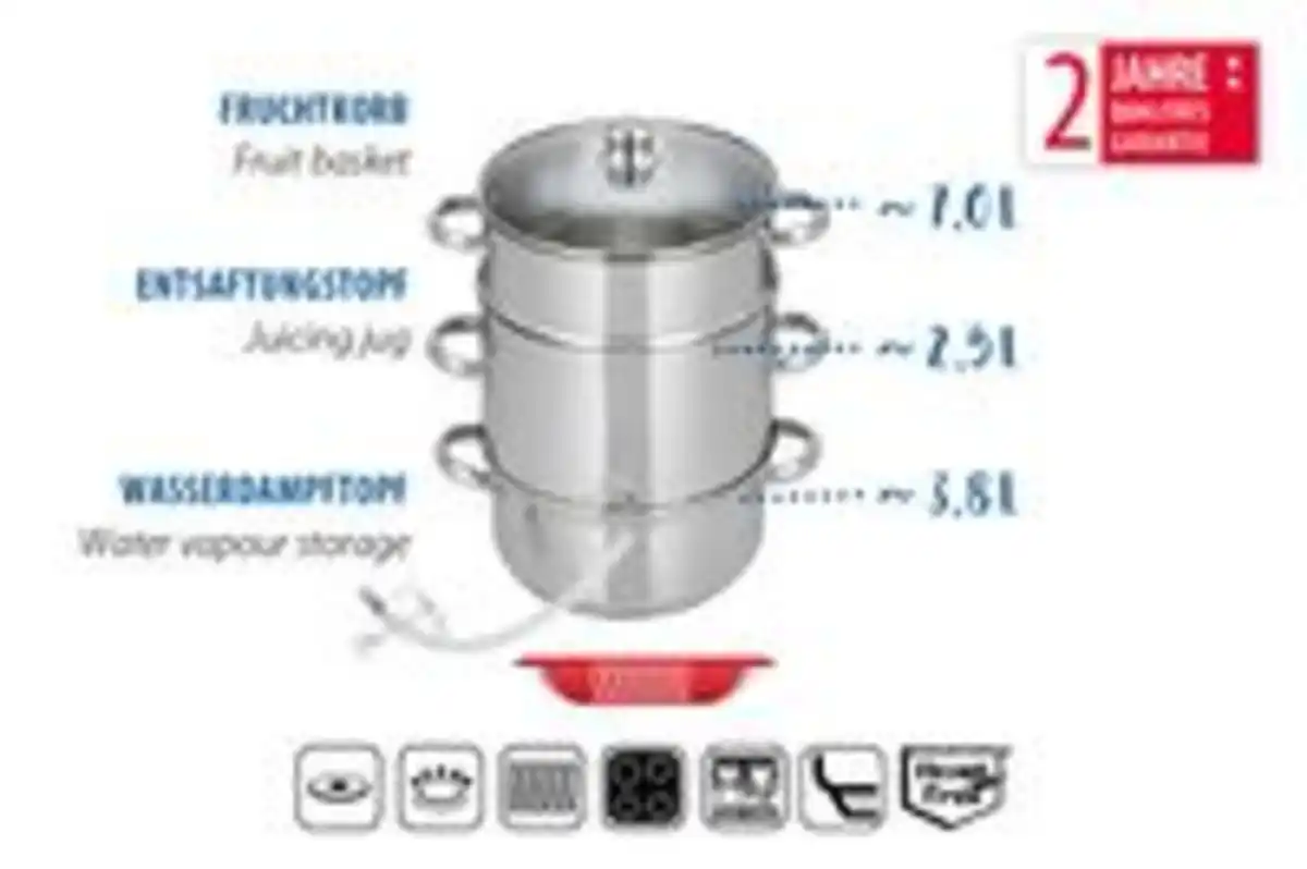 Bild 2 von Dampfentsafter 26cm / 13,3 L