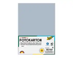 Fotokarton hellgrau DIN A4
