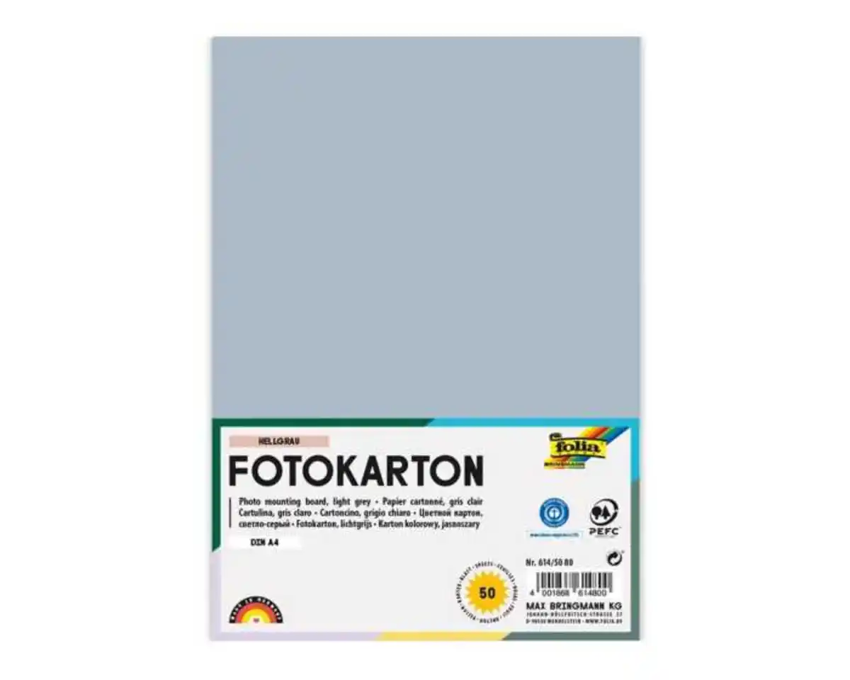Bild 1 von Fotokarton hellgrau DIN A4