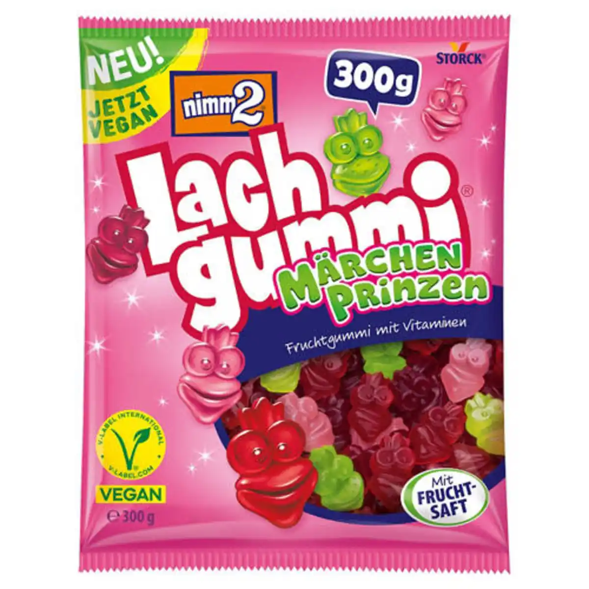 Bild 1 von STORCK NIMM 2 Lachgummi Veggie 300 g, Märchenprinzen