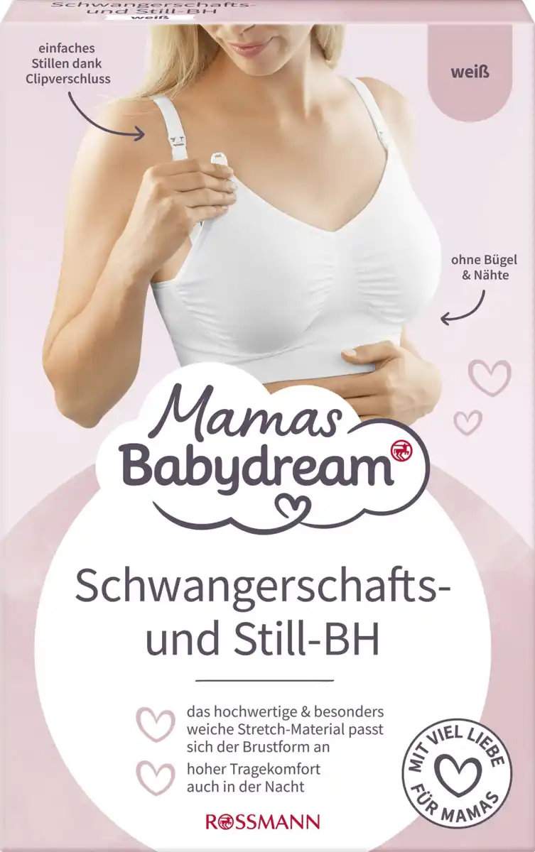Bild 1 von Mamas Babydream BABYDREAM SCHWANGERSCHAFTS- & STILL-BH WEIß GR. 2XL