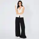 Bild 1 von Damen-Hose mit elastischem Bund