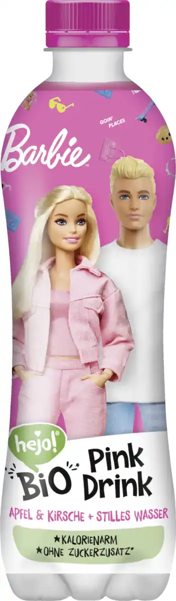 Bild 1 von hejo! Bio Barbie Pink Drink Apfel & Kirsche EINWEG, 500 ml