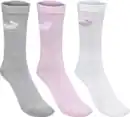Bild 1 von PUMA Puma Crewsocken 3er-Set weiss/pink/grau Gr. 39/42