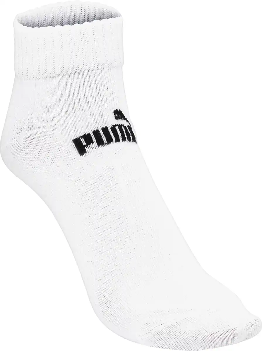 Bild 1 von PUMA Puma Quartersocken 3er-Pack weiss 35/38