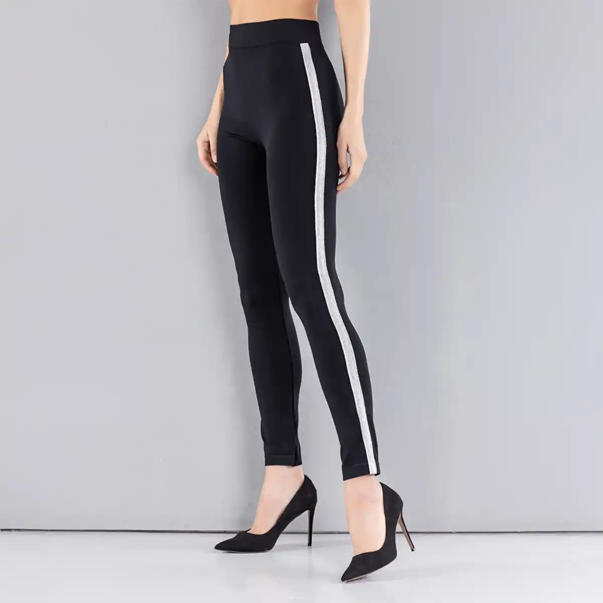 Bild 4 von Leggings mit Streifen