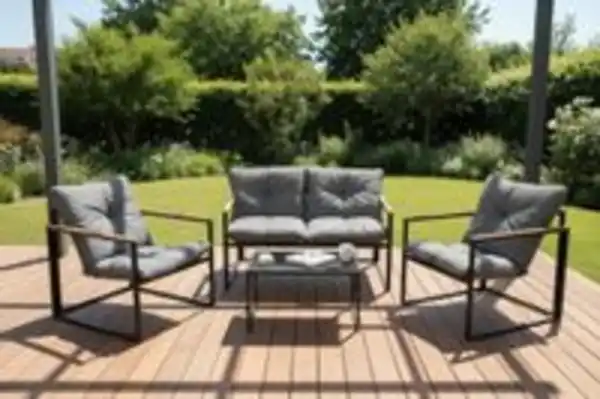 Bild 2 von Gartenmöbel JULIA 4-Sitzer - Schwarz