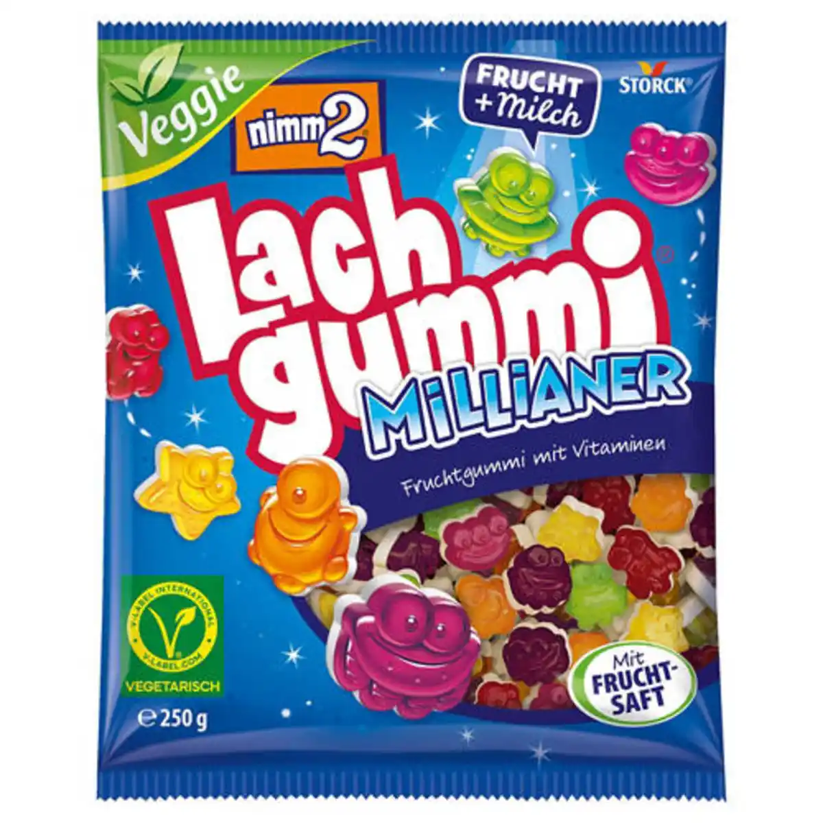 Bild 1 von STORCK NIMM 2 Lachgummi Veggie 250 g, Milianer