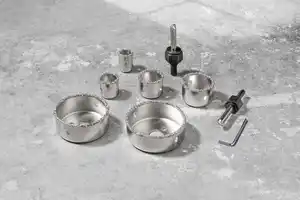 Lochsägen mit Karbid-Körnung, 9tlg.