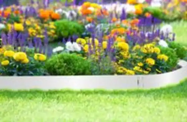 Bild 3 von 6er Set Rasenkanten Beetumfassungen Mähkanten L 119,5 x H 13 cm aus Stahl