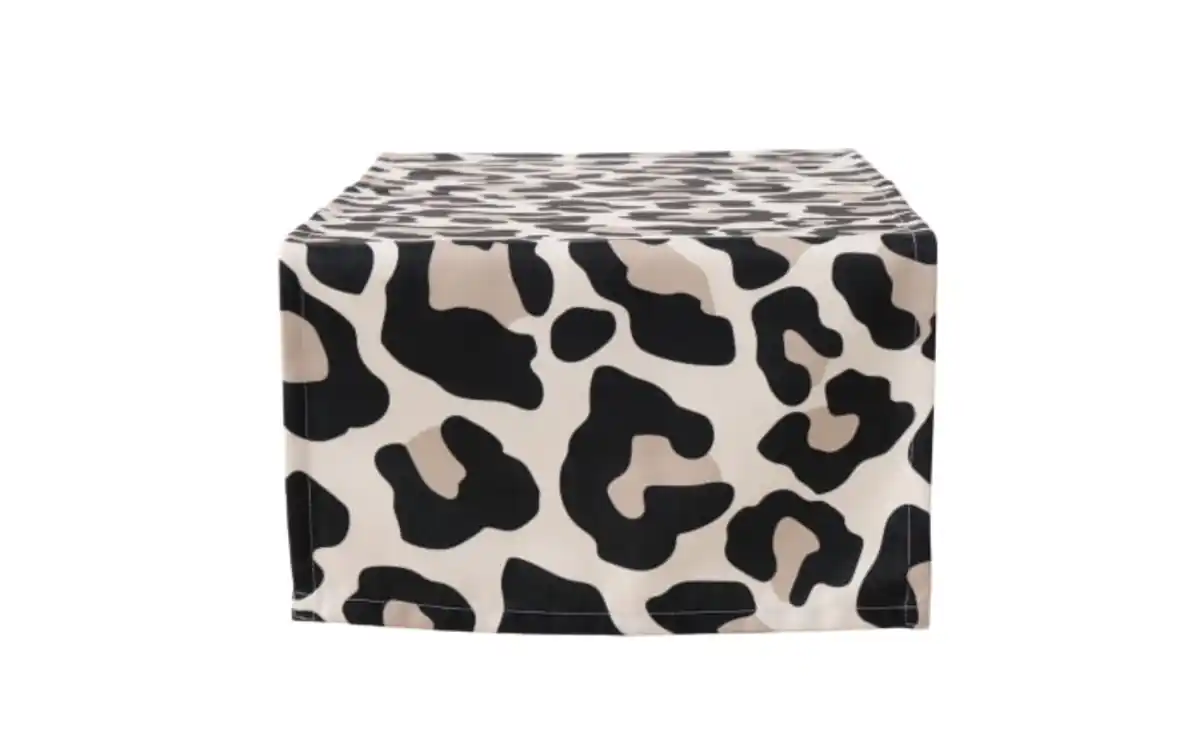 Bild 1 von Tischläufer Leony, schwarz/braun, 140 cm