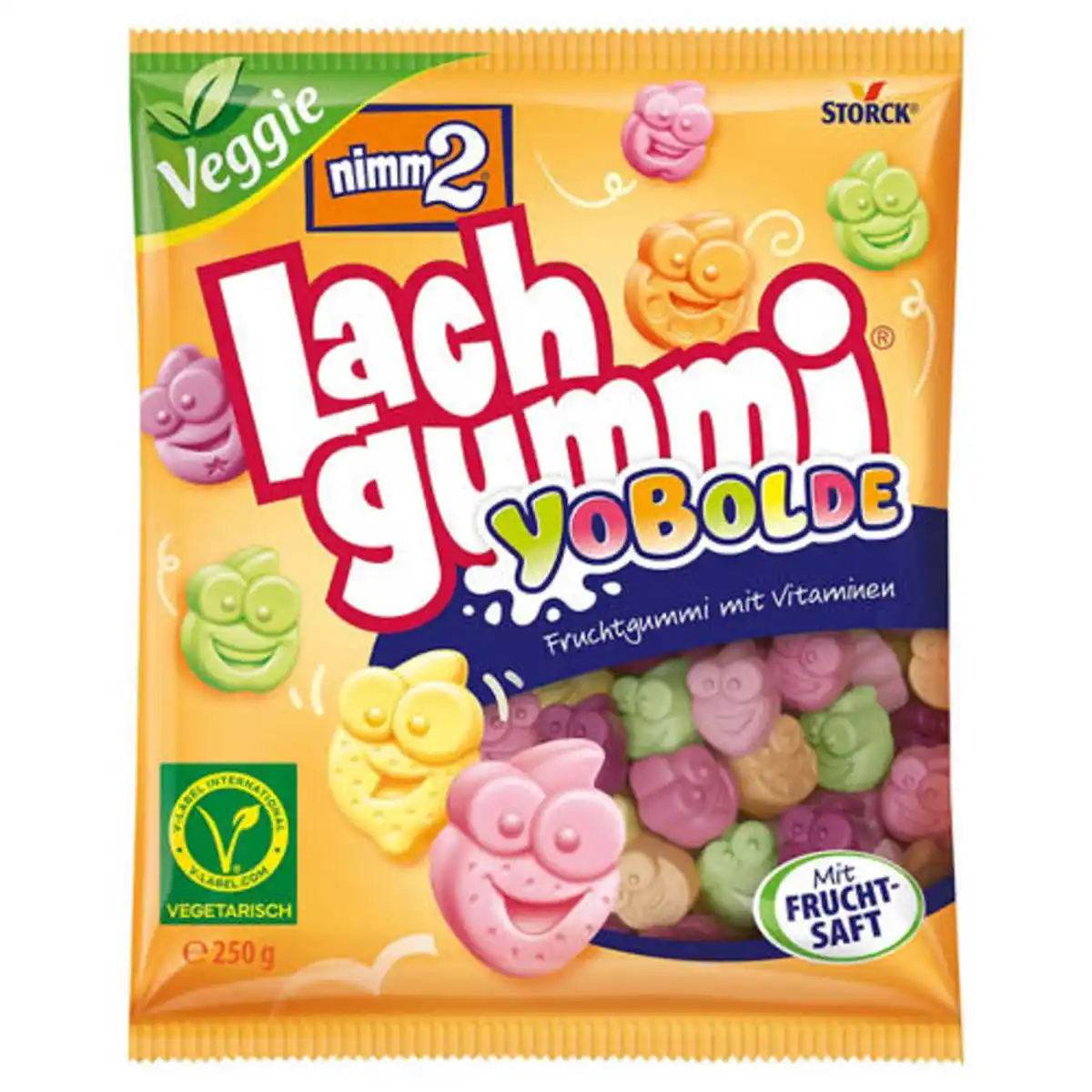 Bild 1 von STORCK NIMM 2 Lachgummi Veggie 250 g, Yobolde