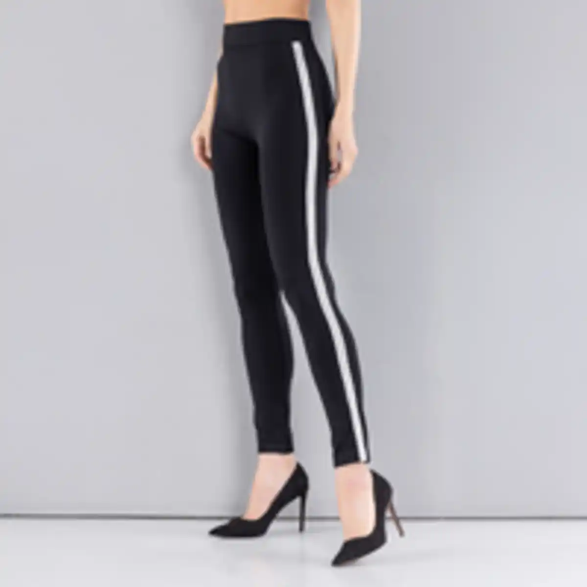 Bild 2 von Leggings mit Streifen