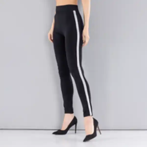 Bild 2 von Leggings mit Streifen
