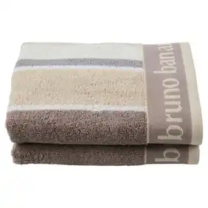 BRUNO BANANI Handtuch Serie, Handtücher 2er-Pack, Beige