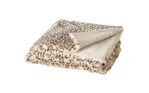 Decke Leony, beige/braun, 150 x 200 cm